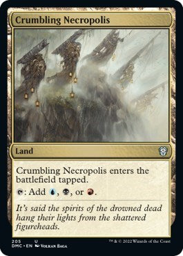 Crumbling Necropolis (Commander: Dominaria United) Light Play
