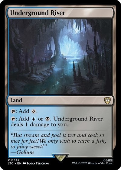 Underground River (Commander: The Lord of the Rings: Tales of Middle-earth) Near Mint
