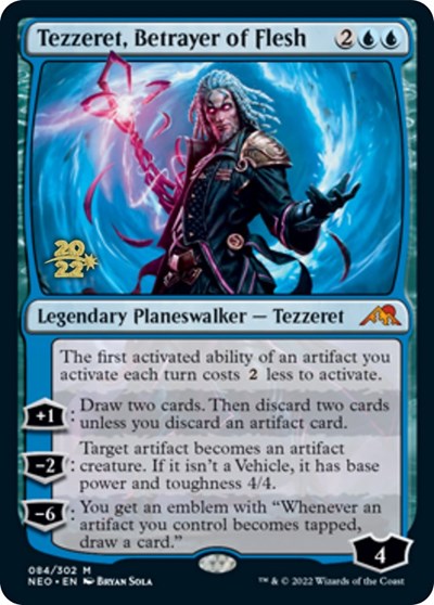 Tezzeret, Betrayer of Flesh (Promos: Prerelease Cards) Medium Play Foil