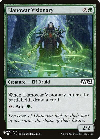 Llanowar Visionary|1|0|0.00