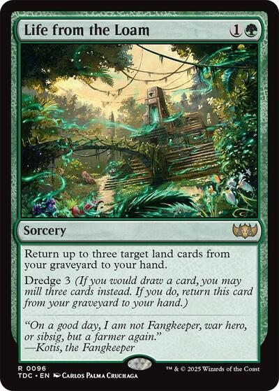 Life from the Loam (Commander: Tarkir: Dragonstorm) Medium Play
