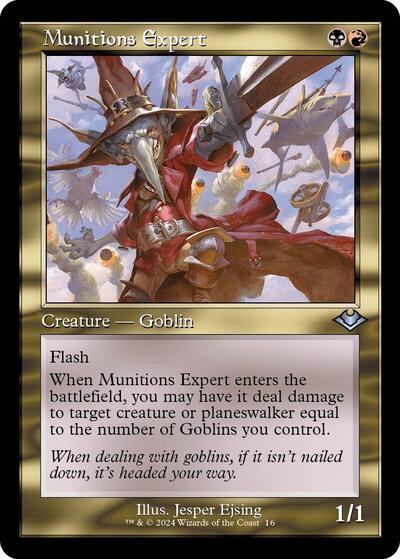 Munitions Expert (Retro Frame) (Modern Horizons) Near Mint