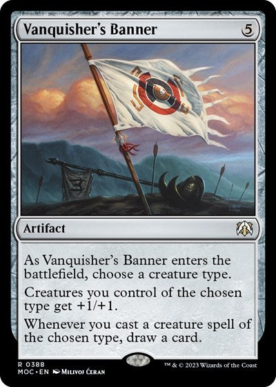 Vanquisher's Banner (Commander: March of the Machine) Light Play