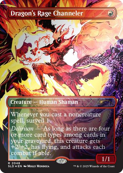 Dragon's Rage Channeler (2048) (Rainbow Foil) (Secret Lair) Near Mint Foil