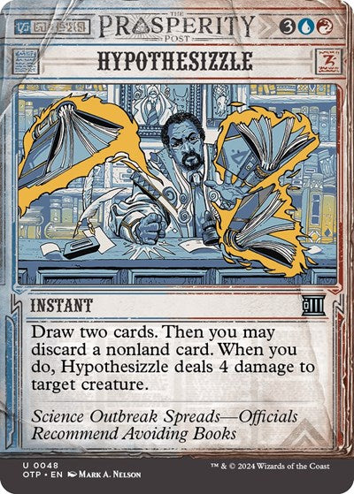 Hypothesizzle (Outlaws of Thunder Junction: Breaking News) Light Play Foil