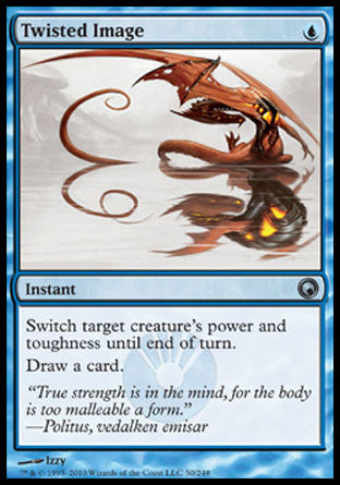 Twisted Image (Scars of Mirrodin) Medium Play Foil
