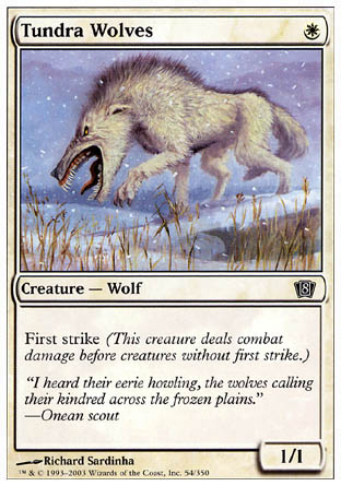 Tundra Wolves (8th Edition) Light Play