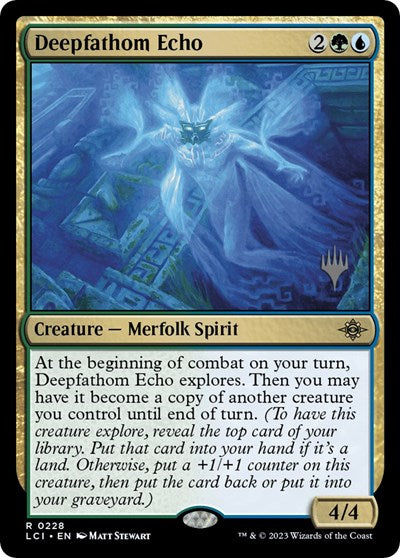 Deepfathom Echo (Promo Pack: The Lost Caverns of Ixalan) Light Play Foil