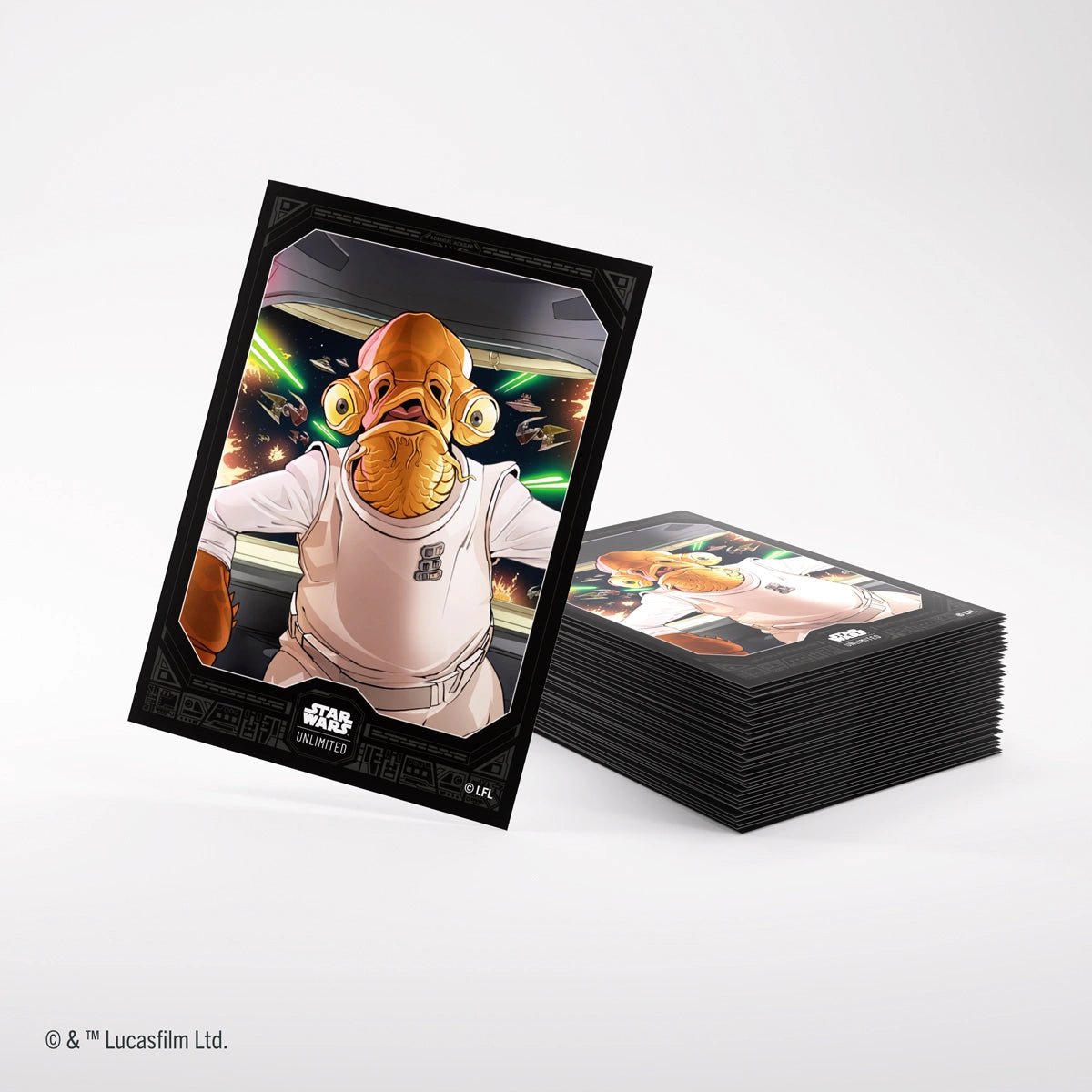 Star Wars Unlimited - Admiral Ackbar Premium Art Sleeves