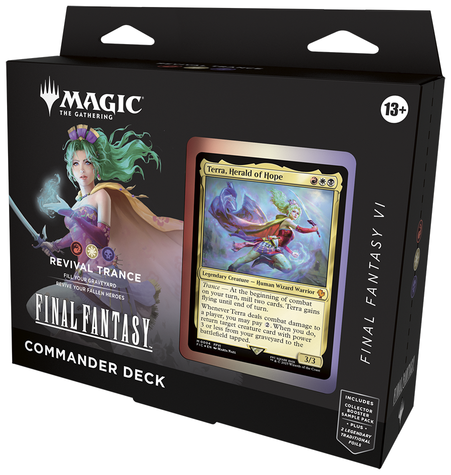 (PREORDER - Product will not ship unti 6/11) Magic: The Gathering - Final Fantasy Commander Deck - Revival Trance
