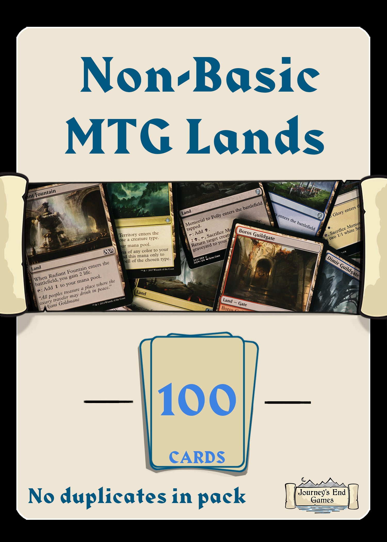 100 Non-Basic Land Collection