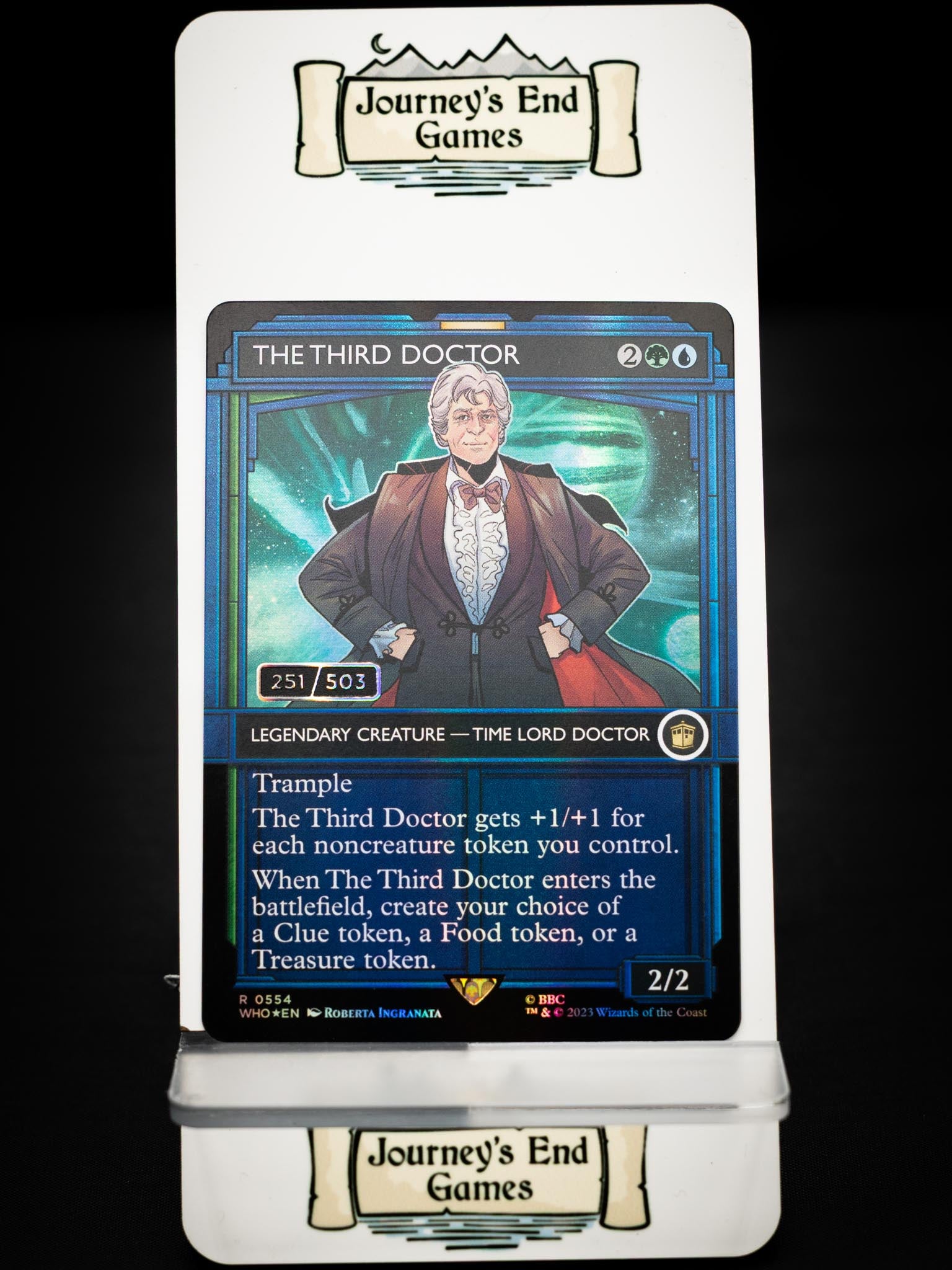 The Third Doctor (Serial Numbered) (251/503) (Universes Beyond: Doctor Who) Near Mint Foil