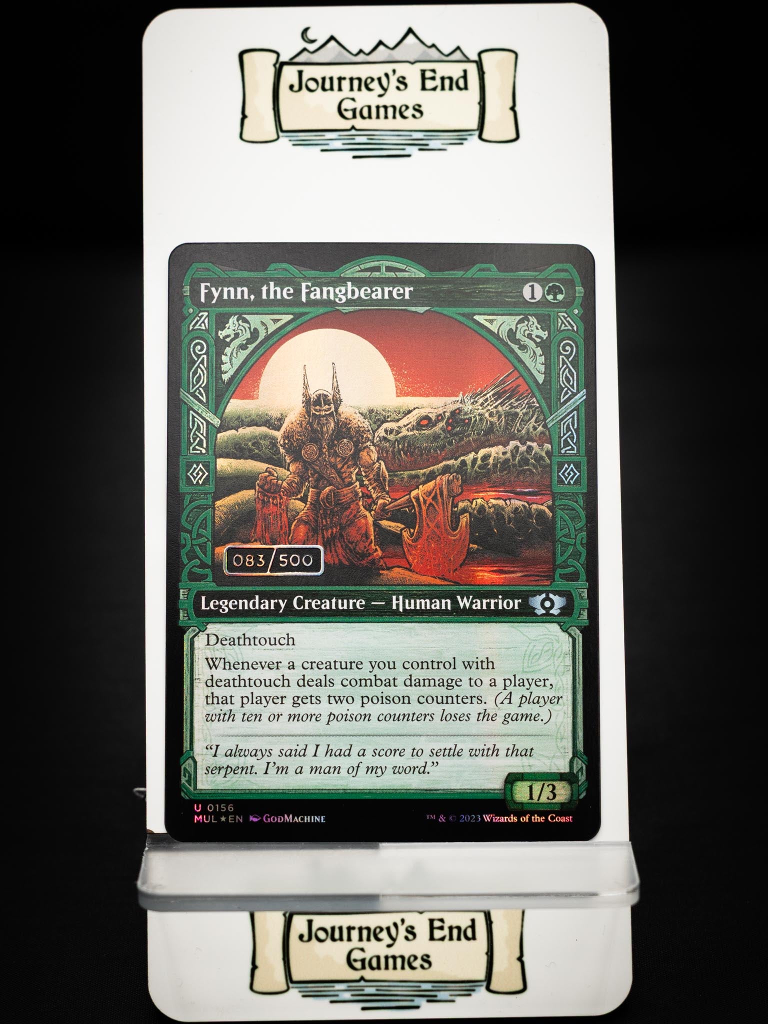 Fynn, the Fangbearer (Serialized) (March of the Machine: Multiverse Legends) Near Mint Foil