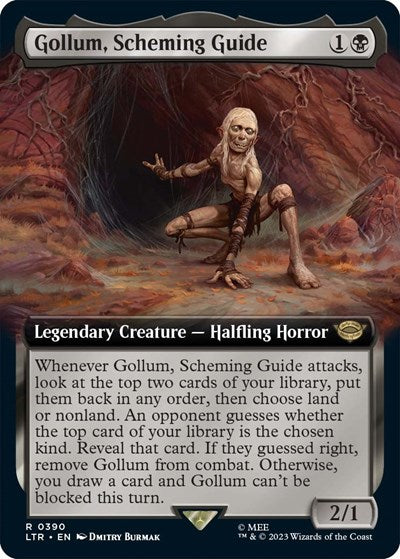 Gollum, Scheming Guide (Extended Art) (Universes Beyond: The Lord of the Rings: Tales of Middle-earth) Light Play