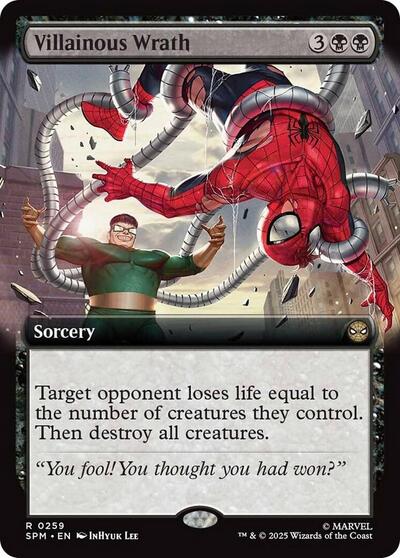 Villainous Wrath (Extended Art) (Marvel's Spider-Man) Near Mint Foil