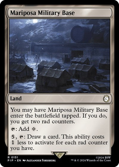 Mariposa Military Base (Universes Beyond: Fallout) Light Play Foil