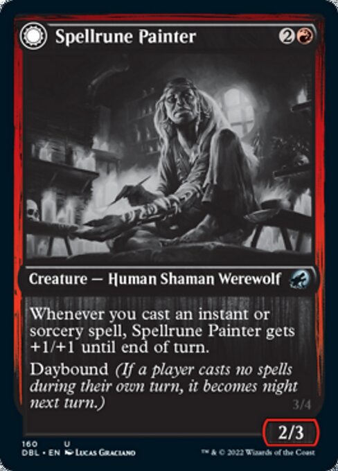 Spellrune Painter / Spellrune Howler (Innistrad: Double Feature) Near Mint Foil