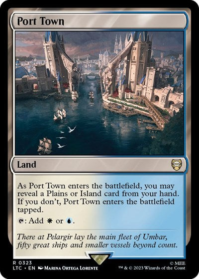 Port Town (Commander: The Lord of the Rings: Tales of Middle-earth) Light Play