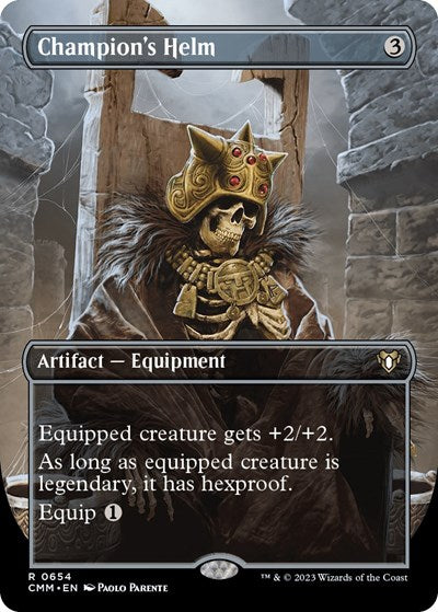 Champion's Helm (Borderless) (Commander Masters) Near Mint