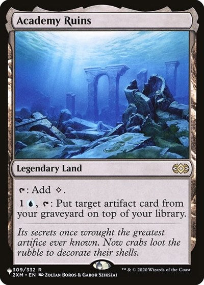 Academy Ruins (Secret Lair Commander: Heads I Win, Tails You Lose) Medium Play