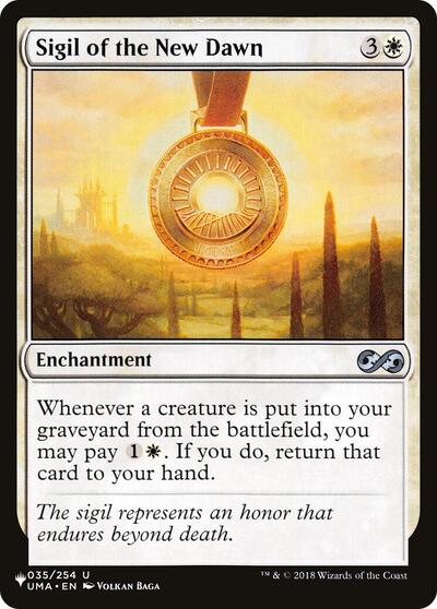 Sigil of the New Dawn (The List) Near Mint
