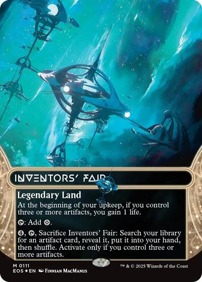 Inventors' Fair (0111) (Borderless) (Galaxy Foil) (Stellar Sights) Light Play Foil