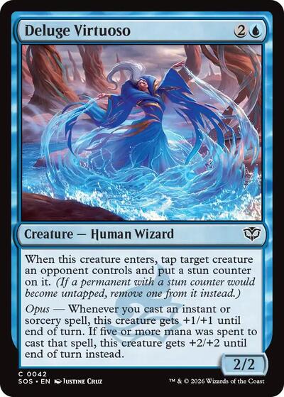 Deluge Virtuoso (Secrets of Strixhaven) Near Mint Foil