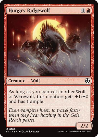 Hungry Ridgewolf (Innistrad Remastered) Near Mint Foil