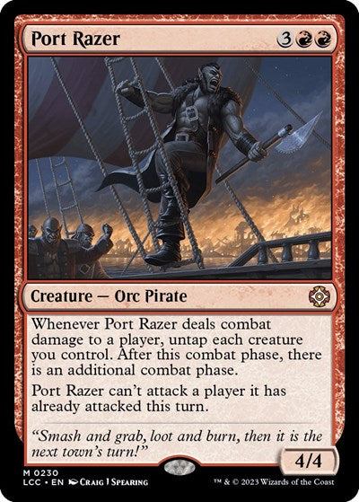 Port Razer (Commander: The Lost Caverns of Ixalan) Medium Play