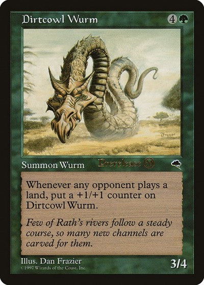 Dirtcowl Wurm (Promos: Prerelease Cards) Light Play