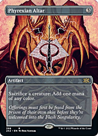 Phyrexian Altar (Borderless) (Double Masters 2022) Damaged / Poor