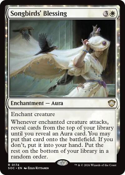 Songbirds' Blessing (Commander: Secrets of Strixhaven) Near Mint