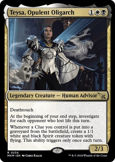 Teysa, Opulent Oligarch (Murders at Karlov Manor) Near Mint Foil