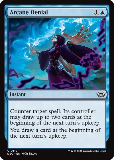 Arcane Denial (Commander: Duskmourn: House of Horror) Near Mint