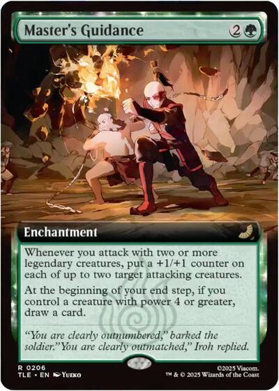 Master's Guidance (Extended Art) (Avatar: The Last Airbender: Eternal-Legal) Near Mint Foil