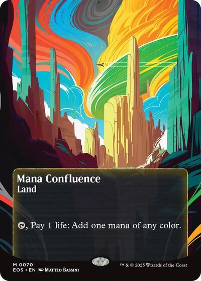 Mana Confluence (0070) (Borderless) (Stellar Sights) Near Mint Foil