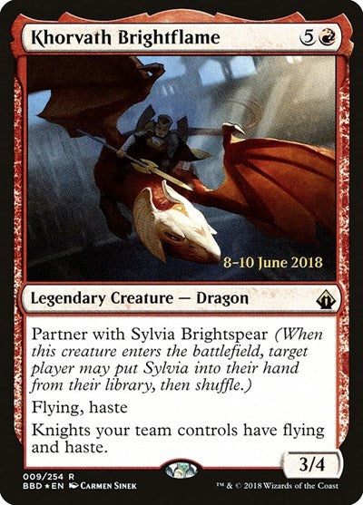 Khorvath Brightflame (Promos: Launch Party and Release Event) Near Mint Foil