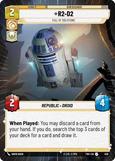 R2-D2 Full of Solutions (Hyperspace) (Twilight of the Republic) Near Mint