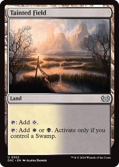 Tainted Field (Commander: Duskmourn: House of Horror) Near Mint