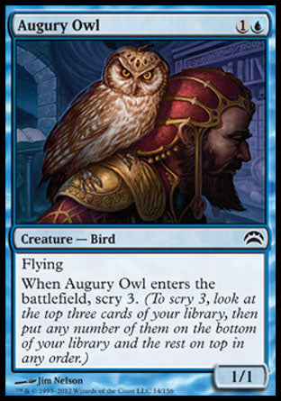 Augury Owl (Planechase 2012) Medium Play