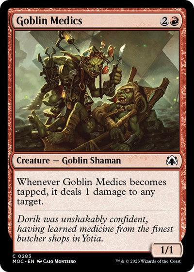 Goblin Medics (Commander: March of the Machine) Light Play