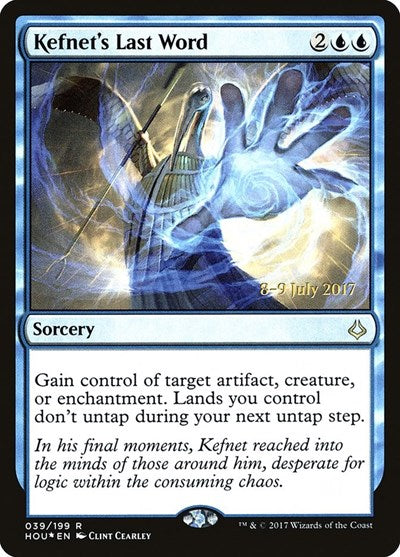 Kefnet's Last Word (Promos: Prerelease Cards) Light Play Foil