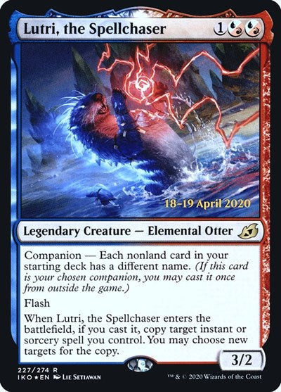 Lutri, the Spellchaser (Promos: Prerelease Cards) Light Play Foil