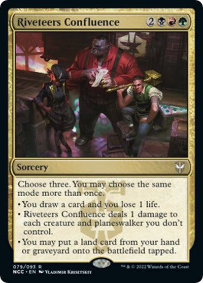 Riveteers Confluence (Commander: Streets of New Capenna) Light Play