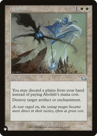 Abolish (The List) Light Play