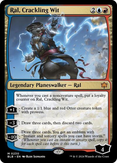 Ral, Crackling Wit (Promo Pack: Bloomburrow) Near Mint Foil