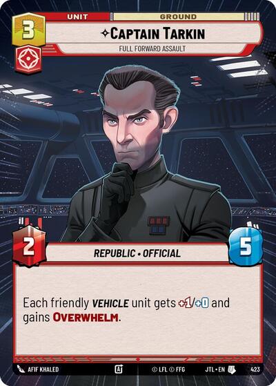 Captain Tarkin Full Forward Assault (Hyperspace) (Jump to Lightspeed) Near Mint