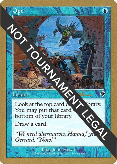 Opt - 2001 Antoine Ruel (INV) (World Championship Decks) Light Play