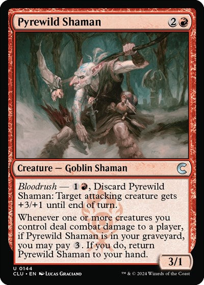 Pyrewild Shaman (Ravnica: Clue Edition) Light Play