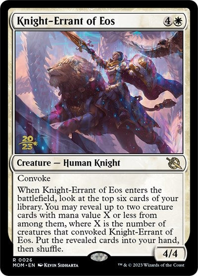 Knight-Errant of Eos (Promos: Prerelease Cards) Medium Play Foil